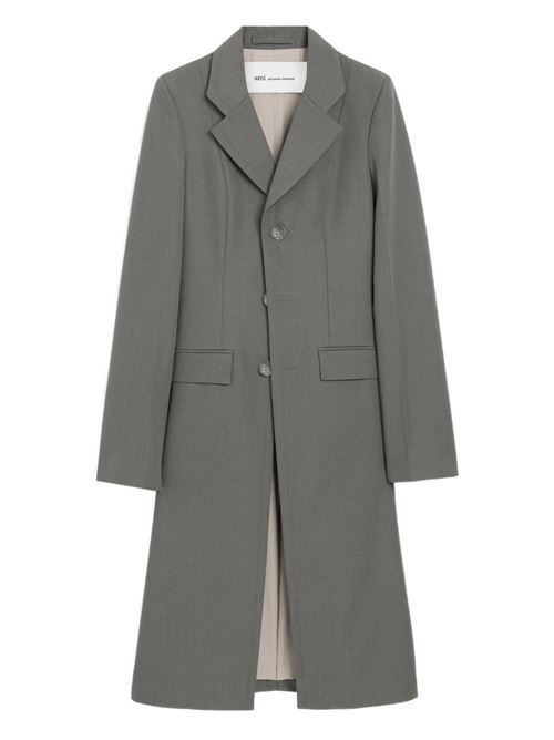 Fitted single-breasted coat AMI PARIS | FCO475WV01950516